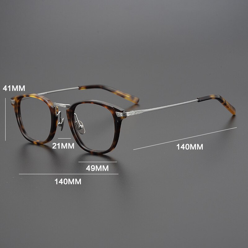 Gatenac Unisex Full Rim Square Tr 90 Titanium Eyeglasses Gxyj966 Full Rim Gatenac