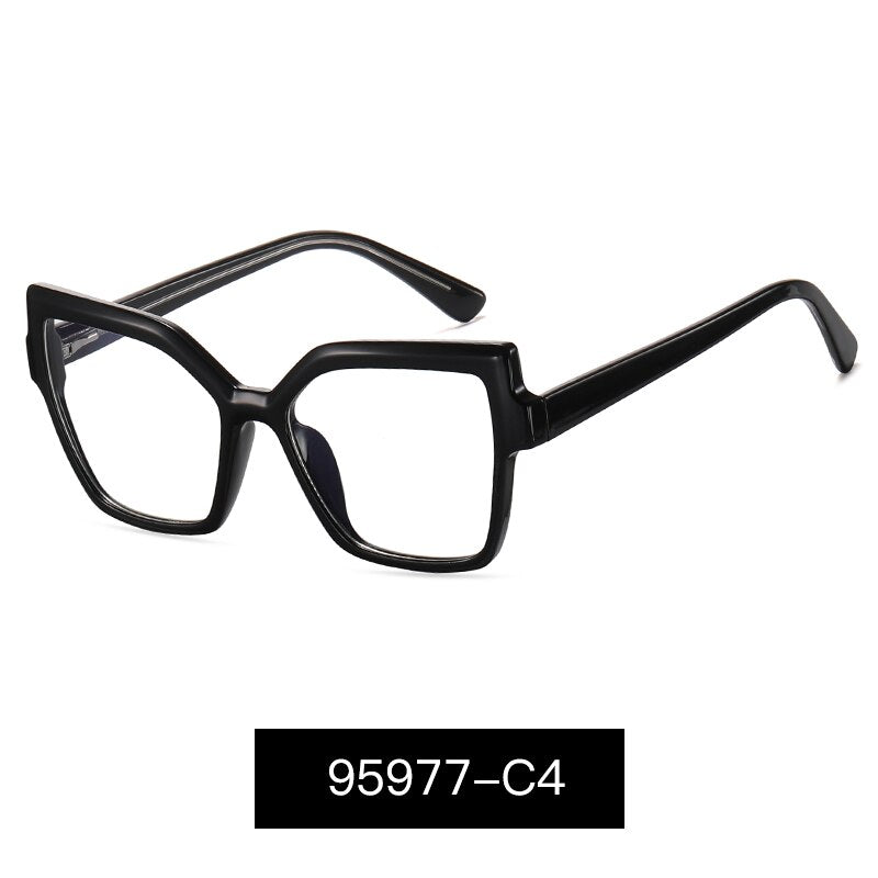 Kansept Women's Full Rim Cat Eye Acetate Titanium Eyeglasses 95977 Full Rim Kansept C4  