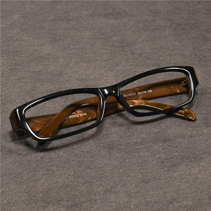 Cubojue Unisex Full Rim Square Tr 90 Titanium Presbyopic Reading Glasses 80027p Reading Glasses Cubojue