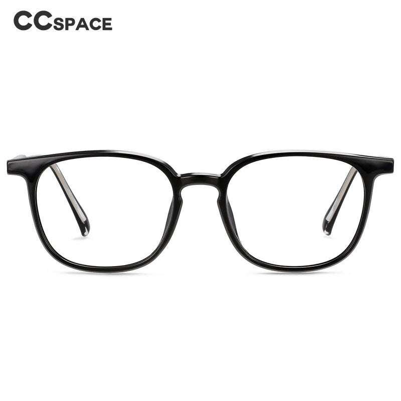 CCspace Unisex Full Rim Square Tr 90 Acetate Eyeglasses 55518 Full Rim CCspace