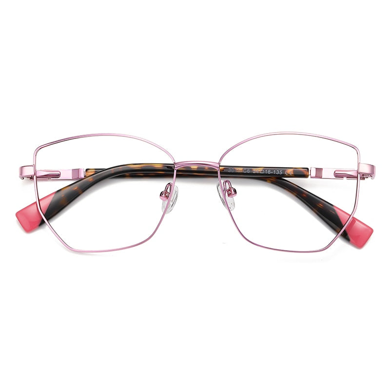 Gmei Unisex Full Rim Alloy Square Polygonal Frame Eyeglasses 3011 Full Rim Gmei Optical C6
