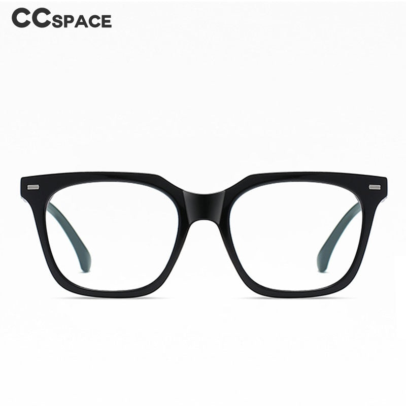 CCspace Unisex Full RIm Square Tr 90 Titanium Eyeglasses 55171 Full Rim CCspace