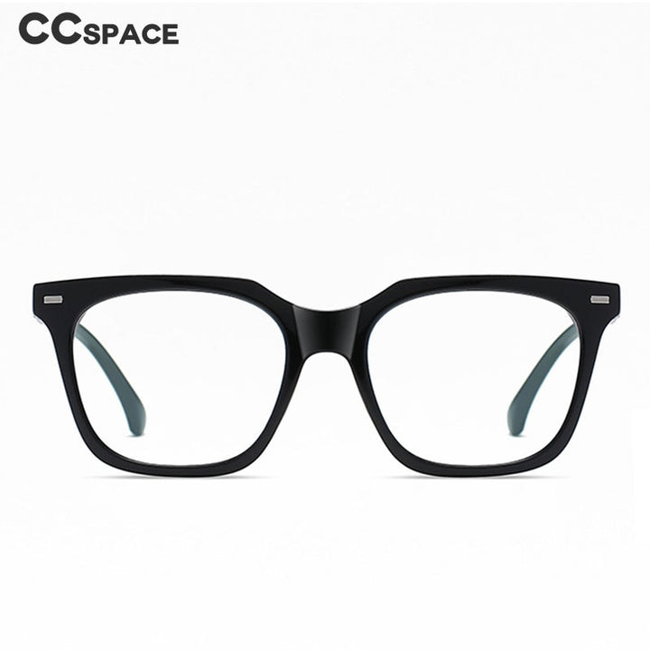CCspace Unisex Full RIm Square Tr 90 Titanium Eyeglasses 55171 Full Rim CCspace