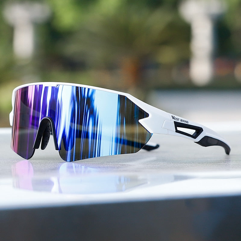 West Biking Unisex Semi Rim Tr 90 Polarized Sport Sunglasses YP0703141 Sunglasses West Biking