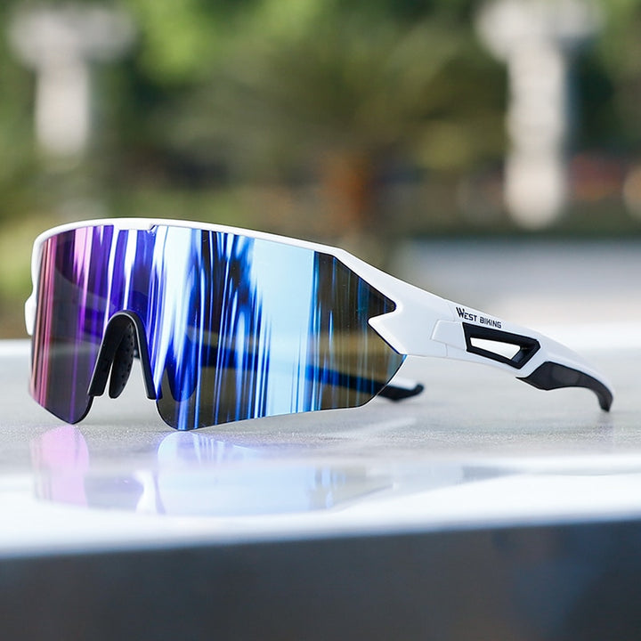 West Biking Unisex Semi Rim Tr 90 Polarized Sport Sunglasses YP0703141 Sunglasses West Biking