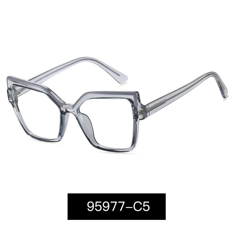Kansept Women's Full Rim Cat Eye Acetate Titanium Eyeglasses 95977 Full Rim Kansept C5  