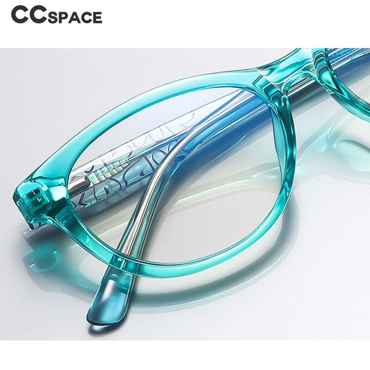 CCspace Children's Unisex Full Rim Tr 90 Cat Eye Frame Eyeglasses 54573 Full Rim CCspace