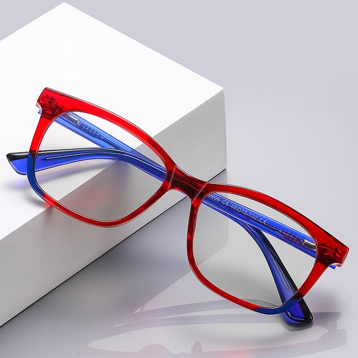 Zirosat Children's Unisex Full Rim Square Tr 90 + Cp Eyeglasses 20206 Full Rim Zirosat