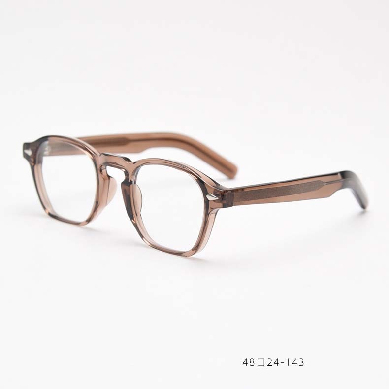 CCspace Unisex Full Rim Square Tr 90 Acetate Eyeglasses 54998 Full Rim CCspace Tea China
