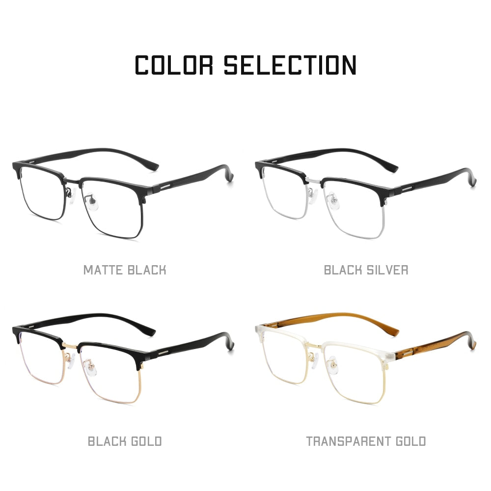 Gmei Unisex Full Rim Square Tr 90 Alloy Eyeglasses Tm12 Full Rim Gmei Optical