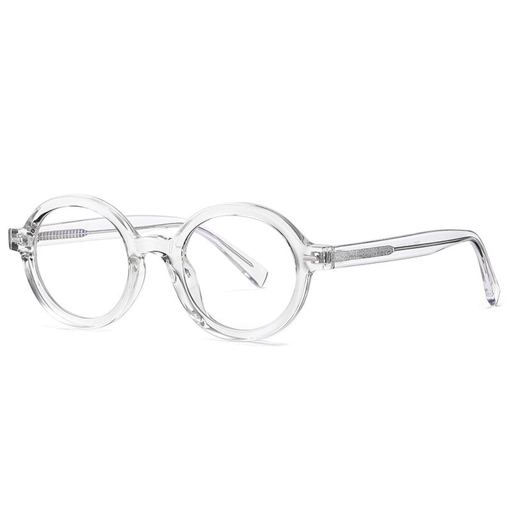 Reven Jate Unisex Full Rim Oval Tr 90 Eyeglasses 2092 Full Rim Reven Jate