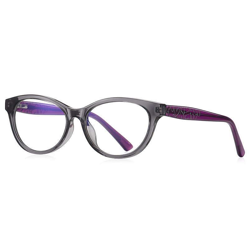 Zirosat Children's Unisex Full Rim Round Square Tr 90 + Cp Eyeglasses 20209 Full Rim Zirosat C6