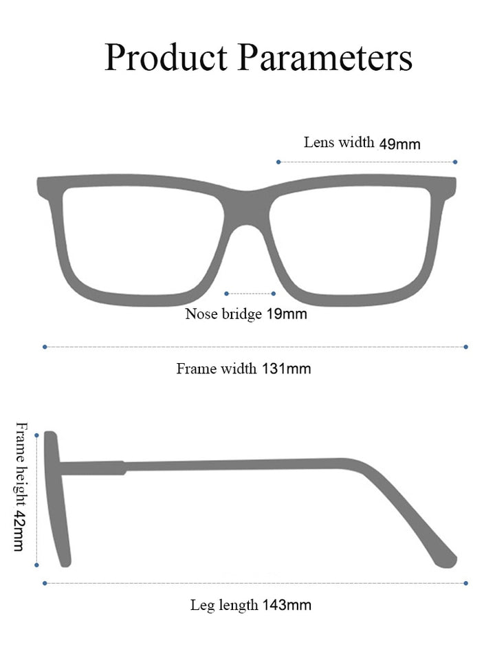 Bclear Unisex Full Rim Polygon Titanium Eyeglasses Lb5361 Full Rim Bclear