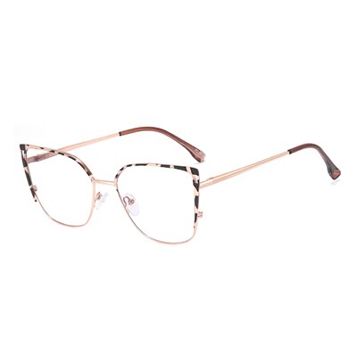 Ralferty Women's Full Rim Square Cat Eye Tr 90 Acetate Eyeglasses F82019 Full Rim Ralferty China C2 Leopard