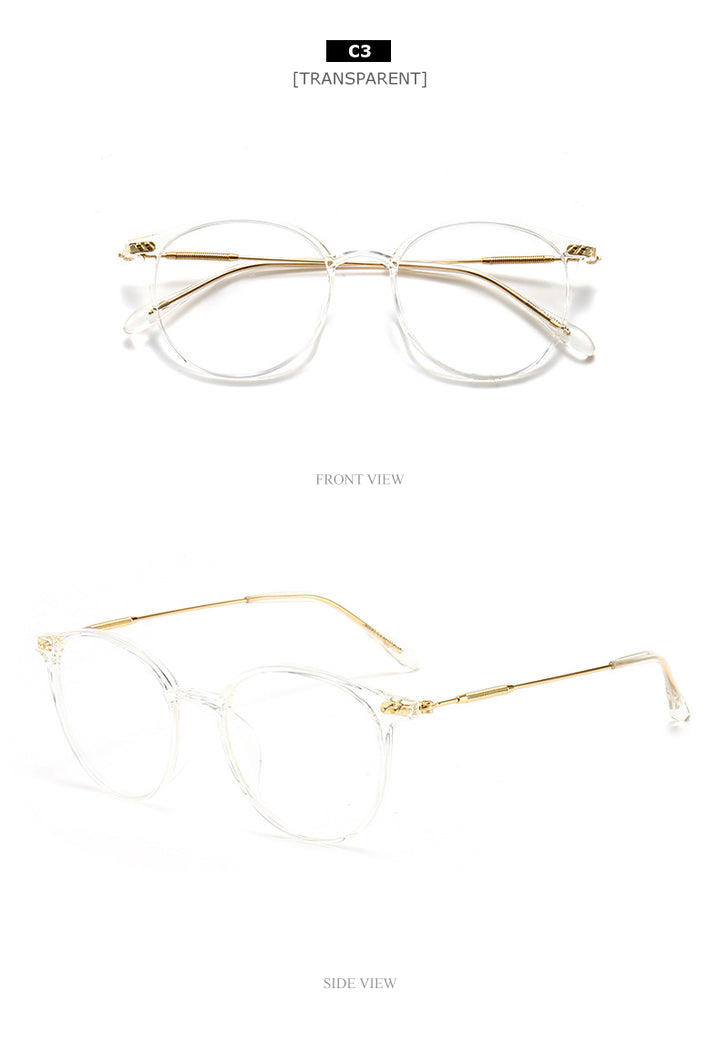Chashma Unisex TR 90 Titanium Round Full Rim Frame Eyeglasses 90045 Full Rim Chashma