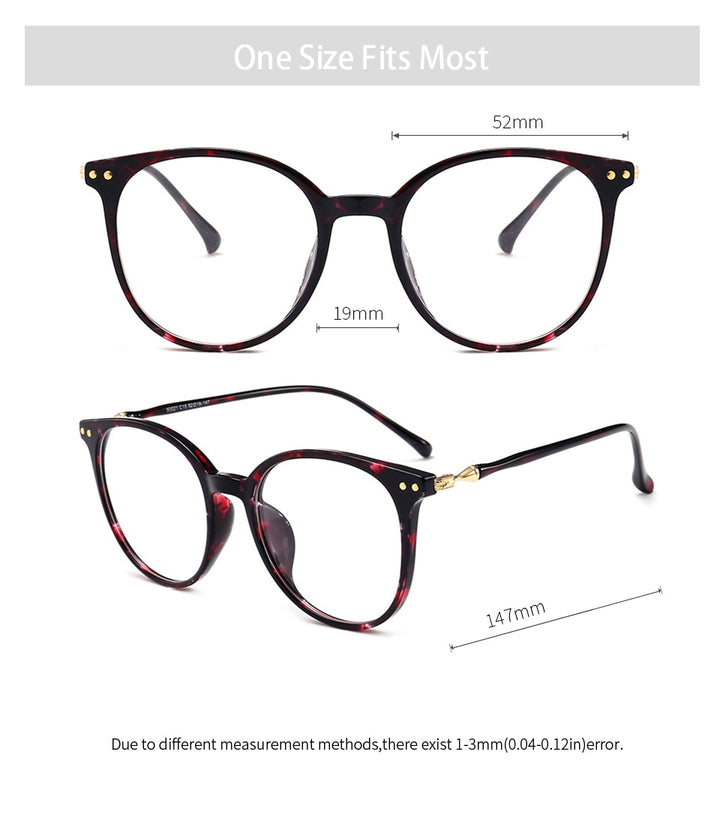 Kansept Unisex Full Rim Round Square Tr 90 Titanium Eyeglasses 90021 Full Rim Kansept
