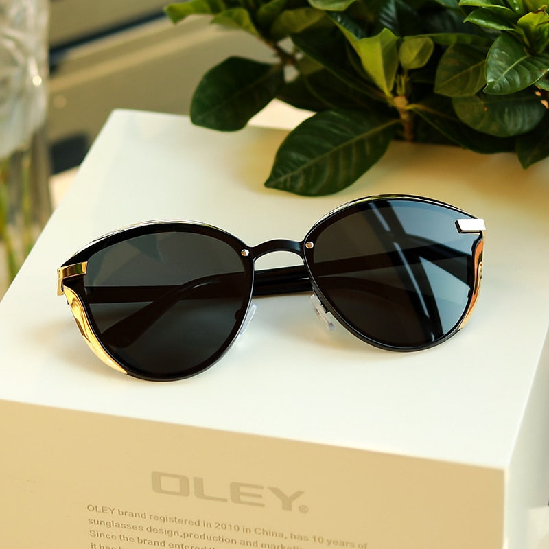 Oley Women's Cat Eye TR 90 Polarized Sunglasses Y7824 Sunglasses Oley Default Title