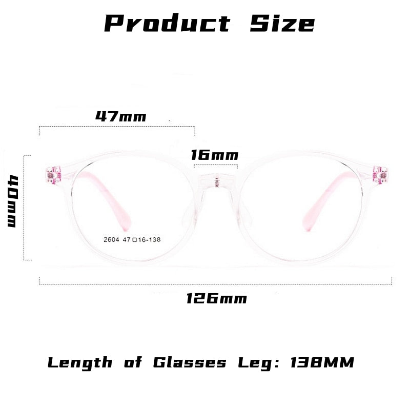 Yimaruili Children's Unisex Full Rim Tr 90 Round Eyeglasses 2604et Full Rim Yimaruili Eyeglasses