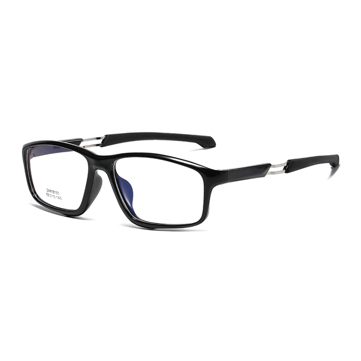 Ralferty Unisex Full Rim Rectangle Tr 90 Acetate Sport Eyeglasses B18190 Full Rim Ralferty Black China