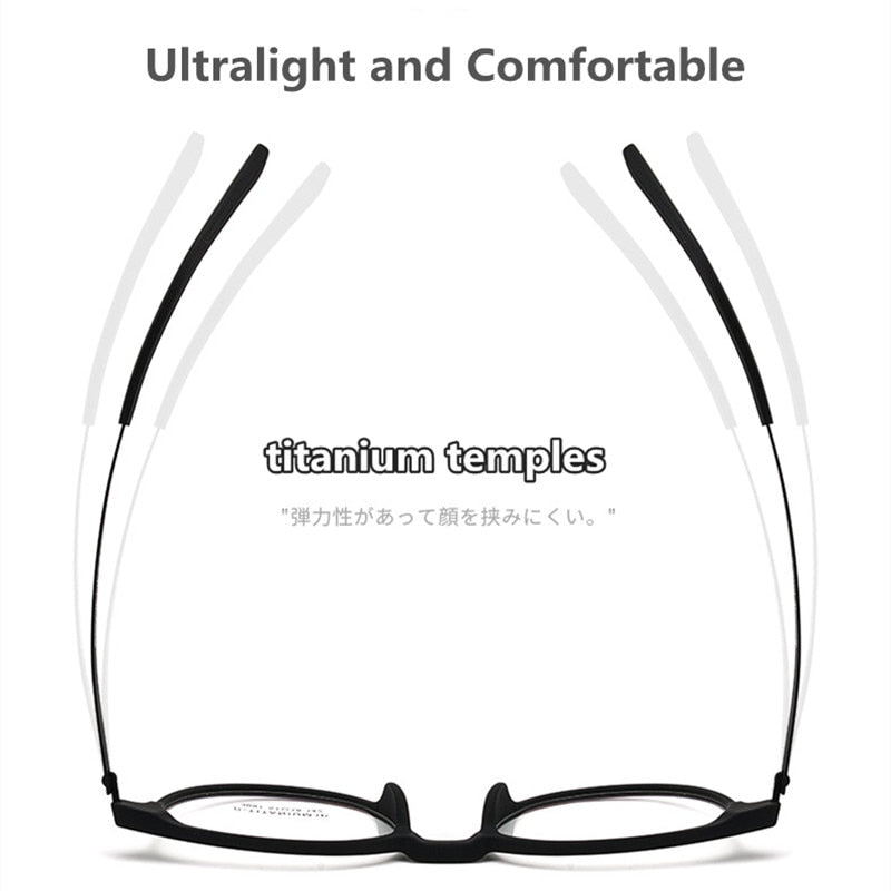 Handoer Unisex Full Rim Square Tr 90 Titanium Hyperopic Photochromic Reading Glasses 23091 0 To +150 Reading Glasses Handoer