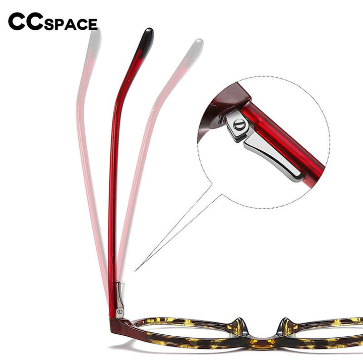 CCspace Children's Unisex Full Rim Square Round Tr 90 Titanium Frame Eyeglasses 54572 Full Rim CCspace