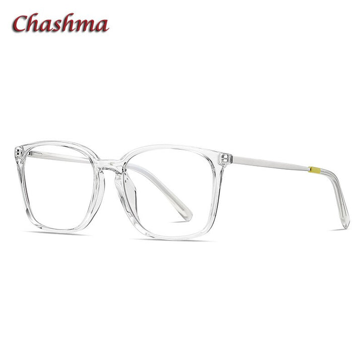 Chashma Ochki Unisex Full Rim Square Tr 90 Titanium Stainless Steel Eyeglasses 2079 Full Rim Chashma Ochki Gradient  