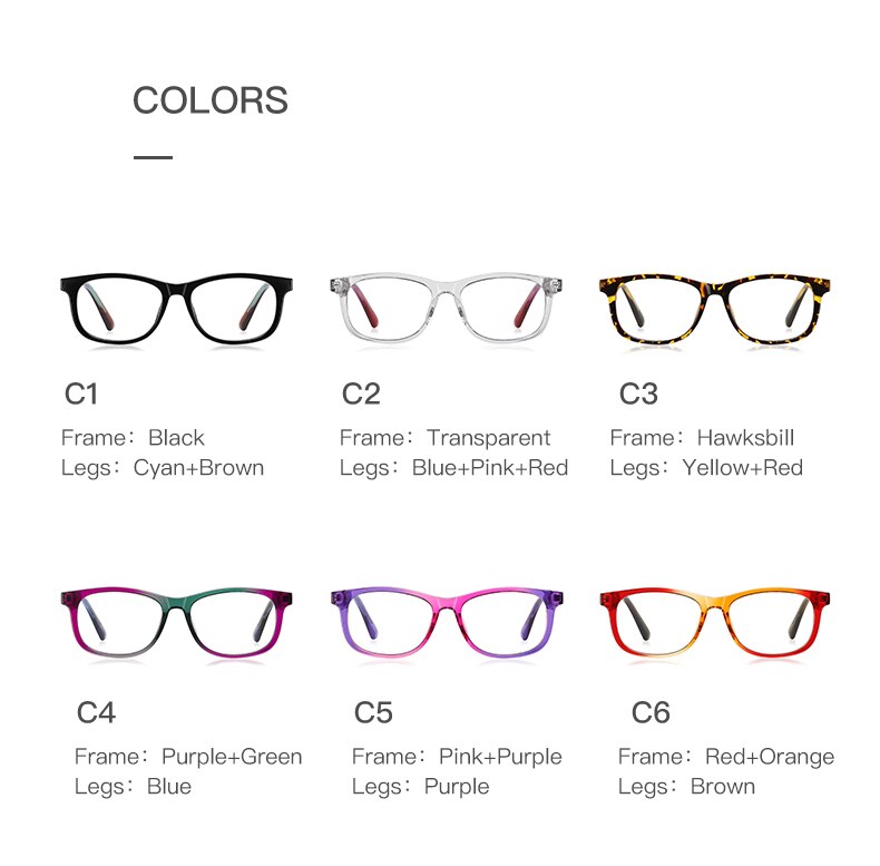 Zirosat Children's Unisex Full Rim Square Tr 90 + Cp Eyeglasses 20212 Full Rim Zirosat