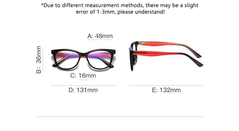 CCspace Youth's Unisex Full Rim Square Tr 90 Titanium Eyeglasses 54525 Full Rim CCspace