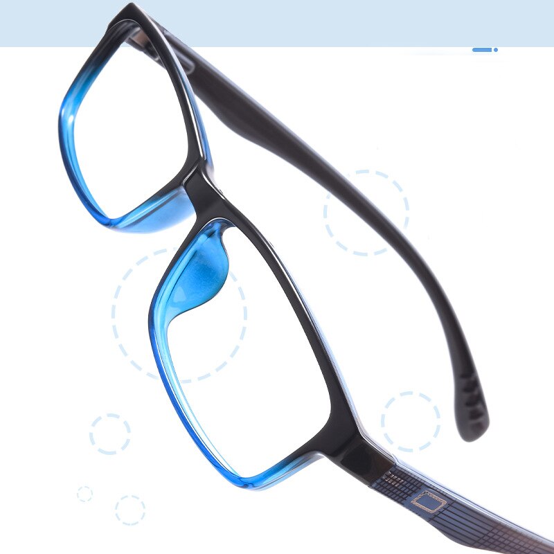 Zirosat Unisex Full Rim Square Tr 90 Eyeglasses 2300 Full Rim Zirosat