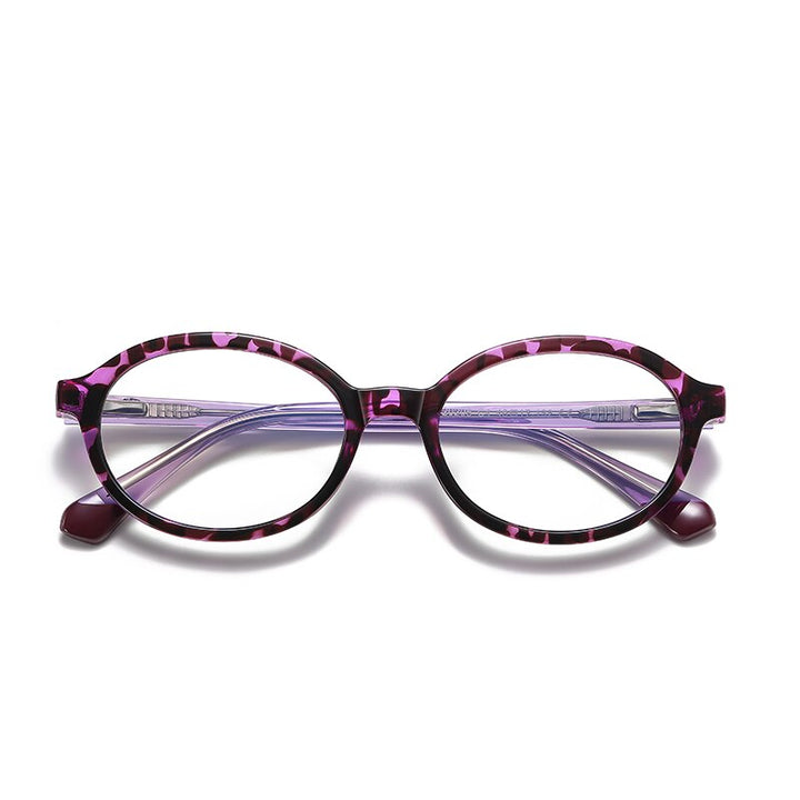 Gmei Unisex Children's Full Rim Round Small Square Tr 90 Titanium Eyeglasses 20205 Full Rim Gmei Optical C4