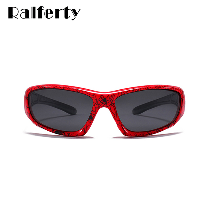Ralferty Unisex Children's Full Rim Rectangle Acetate Polarized Sunglasses M805 Sunglasses Ralferty