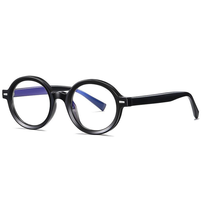Reven Jate Unisex Full Rim Oval Tr 90 Eyeglasses 2092 Full Rim Reven Jate