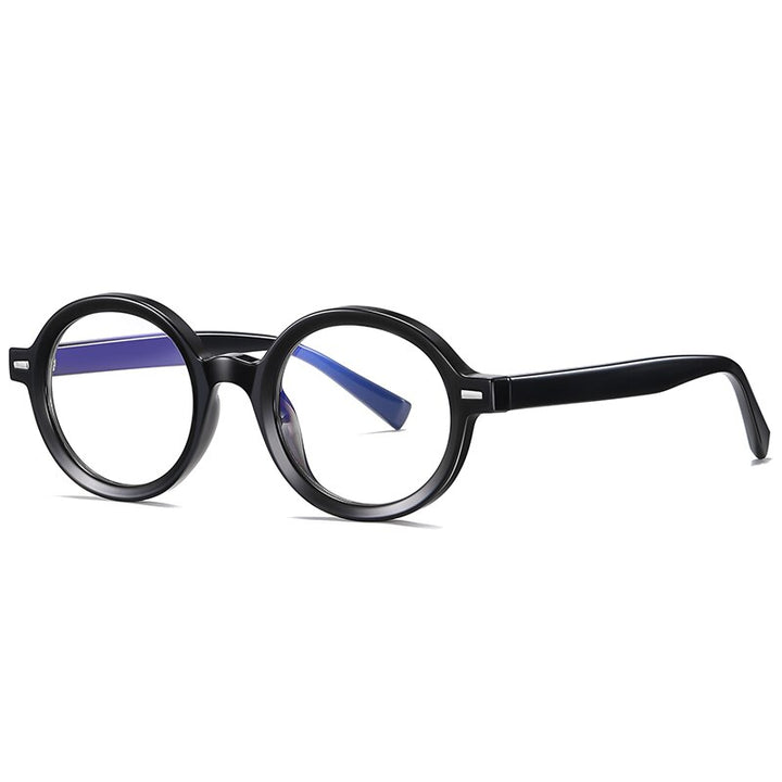 Reven Jate Unisex Full Rim Oval Tr 90 Eyeglasses 2092 Full Rim Reven Jate