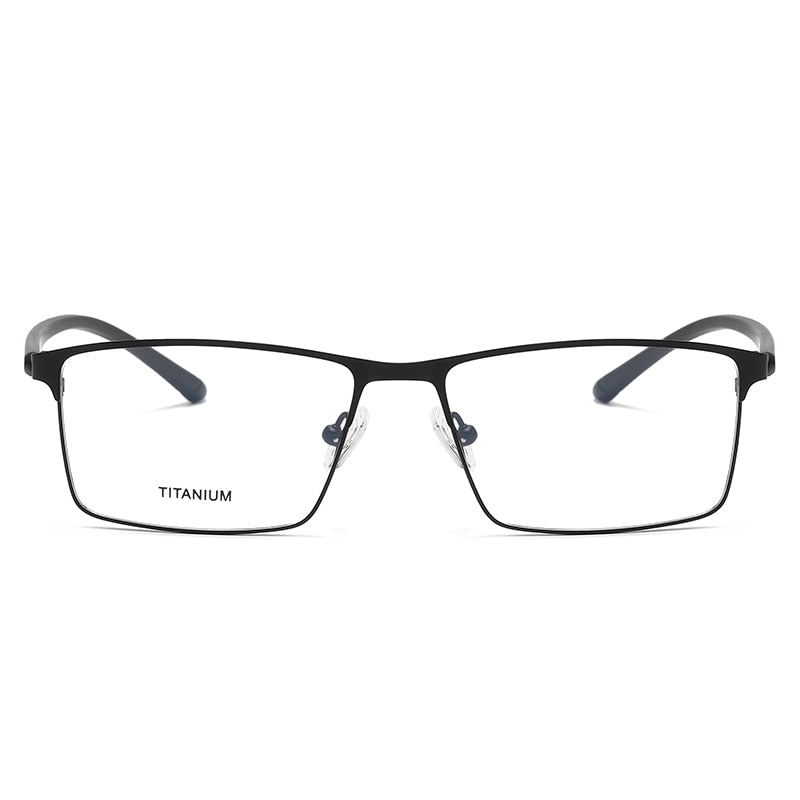 Reven Jate Unisex Full Rim Square Titanium Eyeglasses P8837 Full Rim Reven Jate