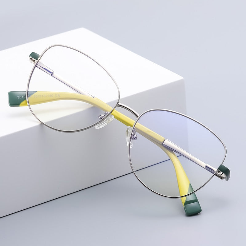 Hdcrafter Women's Full Rim Cat Eye Frame Eyeglasses 3019 Full Rim Hdcrafter Eyeglasses