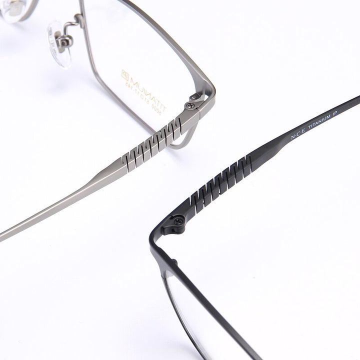 Reven Jate Unisex Full Rim Square Titanium Eyeglasses 5000 Full Rim Reven Jate