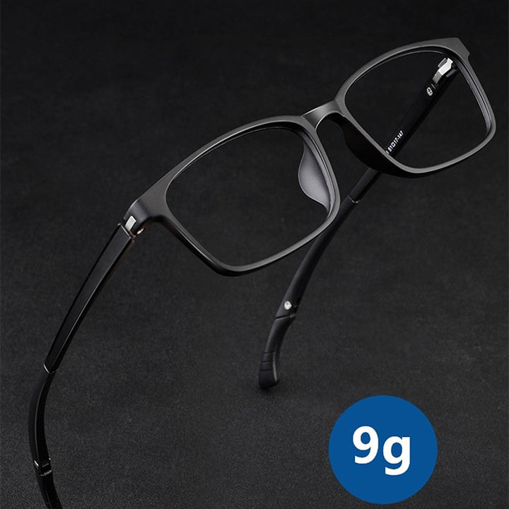 Yimaruili Unisex Full Rim Square Tr 90 Adjustable Temple Eyeglasses 5106 Full Rim Yimaruili Eyeglasses