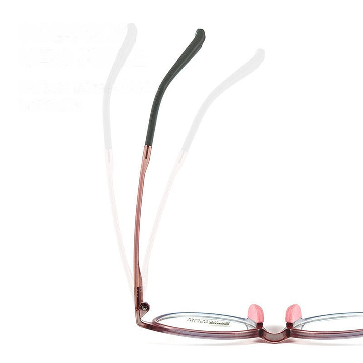 Yimaruili Children's Unisex Full Rim Round Ultem Eyeglasses 8210S Full Rim Yimaruili Eyeglasses