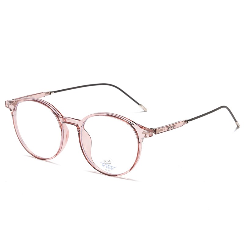 Reven Jate Unisex Full Rim Round Tr 90 Eyeglasses 81233 Full Rim Reven Jate brown