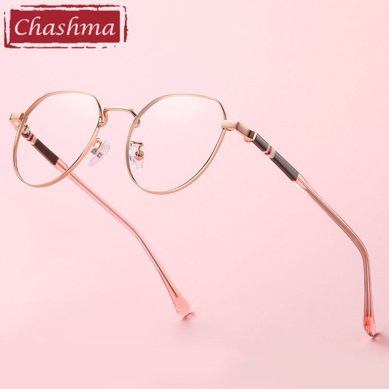 Chashma Unisex Full Rim Round Stainless Steel Frame Eyeglasses 1921 Full Rim Chashma