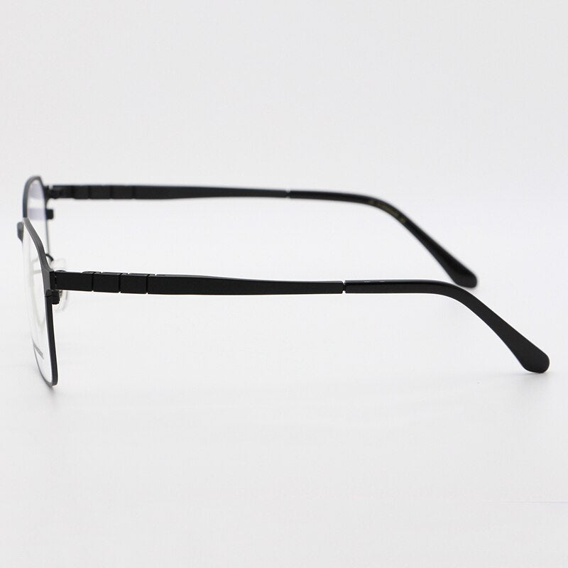 Bclear Unisex Full Rim Square Titanium Frame Eyeglasses My71075 Full Rim Bclear