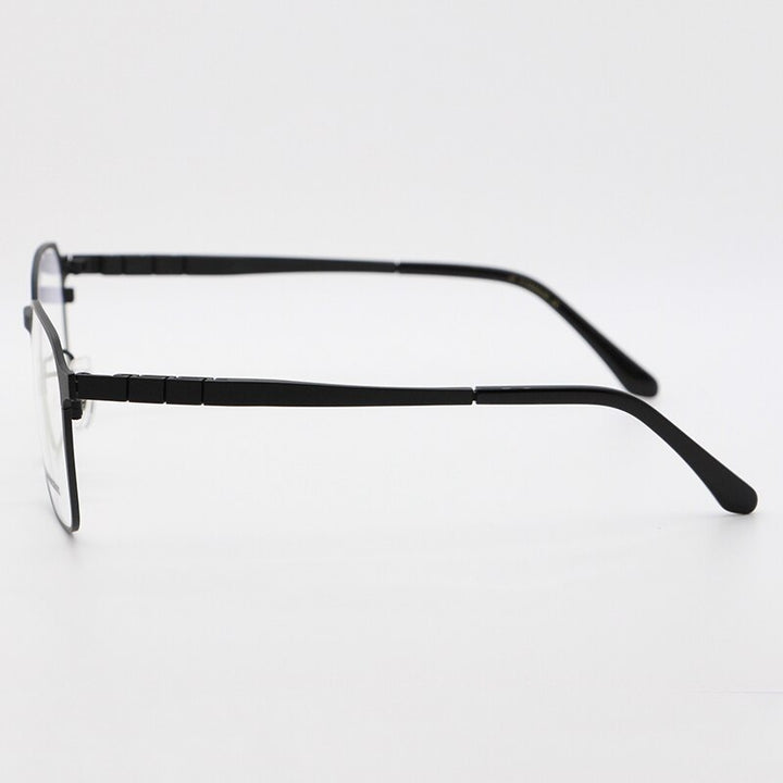 Bclear Unisex Full Rim Square Titanium Frame Eyeglasses My71075 Full Rim Bclear