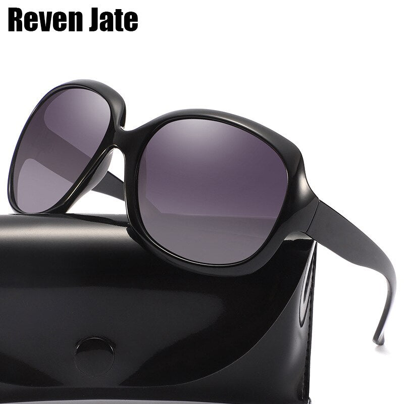 Reven Jate Women's Full Rim Square Oval Acetate Polarized Sunglasses 3113 Sunglasses Reven Jate   