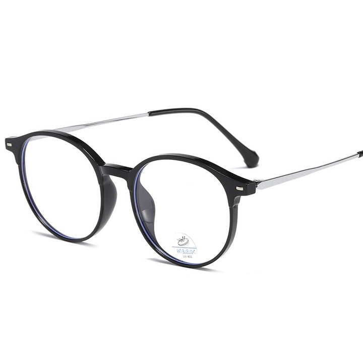 Reven Jate Unisex Full Rim Round Tr 90 Eyeglasses 81251 Full Rim Reven Jate