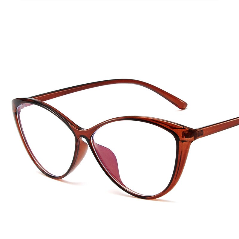 CCspace Unisex Full Rim Cat Eye Tr 90 Eyeglasses 55533 Full Rim CCspace China Red