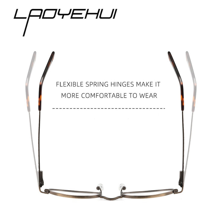 Laoyehui Unisex Full Rim Oval Alloy Reading Glasses Anti-Blue Light Glg9197 Reading Glasses Laoyehui
