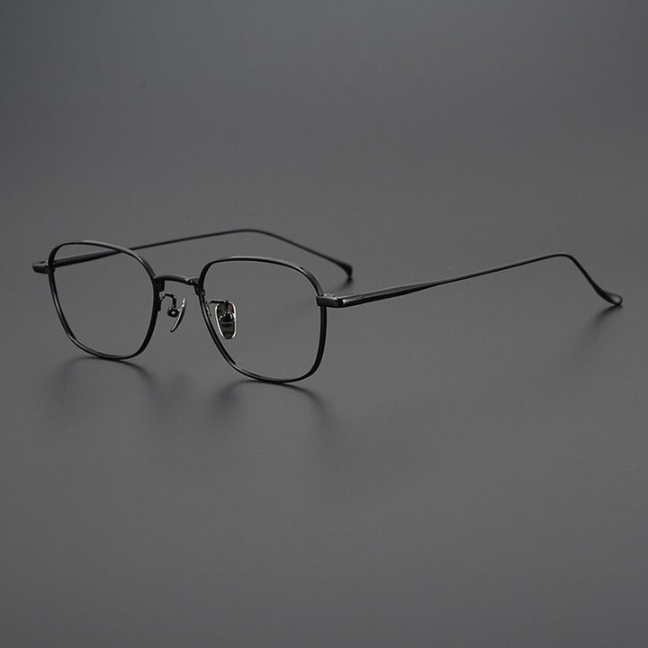 Gatenac Unisex Full Rim Square Titanium Eyeglasses Gxyj997 Full Rim Gatenac