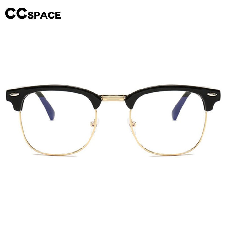 CCspace Unisex Full Rim Square Tr 90 Eyeglasses 54622 Full Rim CCspace