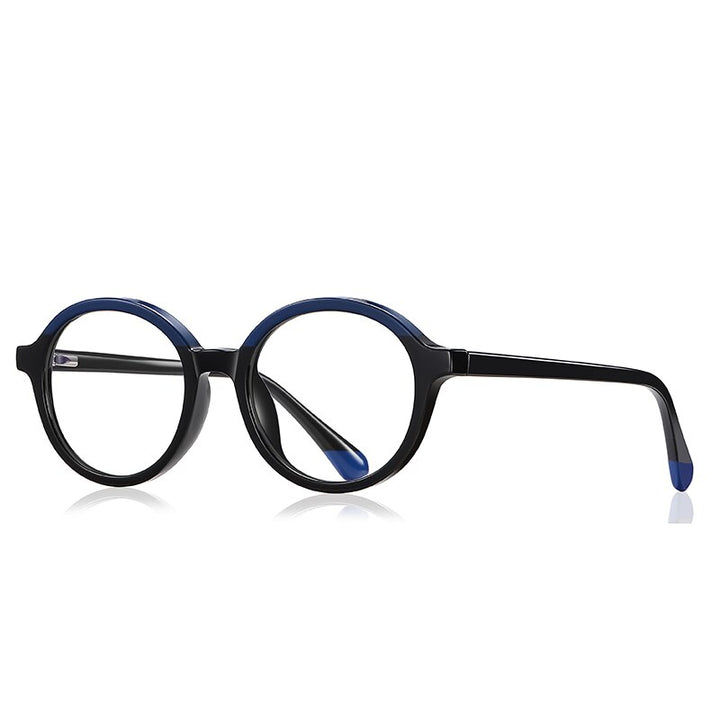 Zirosat Children's Unisex Full Rim Round Tr 90 + Cp Eyeglasses 20214 Full Rim Zirosat C1