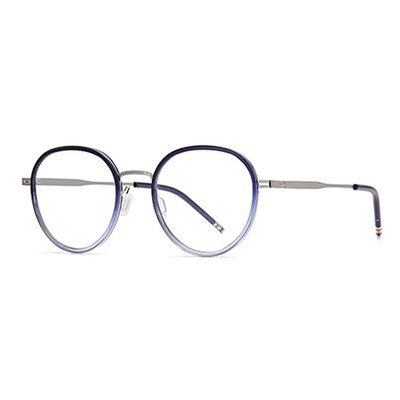 Ralferty Unisex Full Rim Round Acetate Alloy Eyeglasses D819 Full Rim Ralferty C510 Blue China